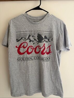 Coors Golden Colorado Graphic Tee - Light Gray/Red
